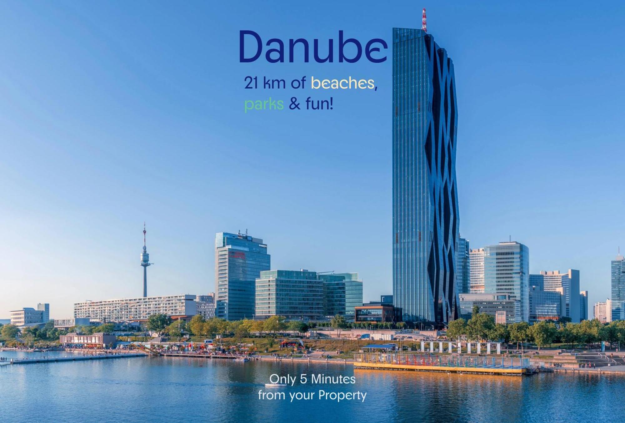 Joyful 2Br Shared Apt Near Millenium Tower & Danube River Vienna Luaran gambar